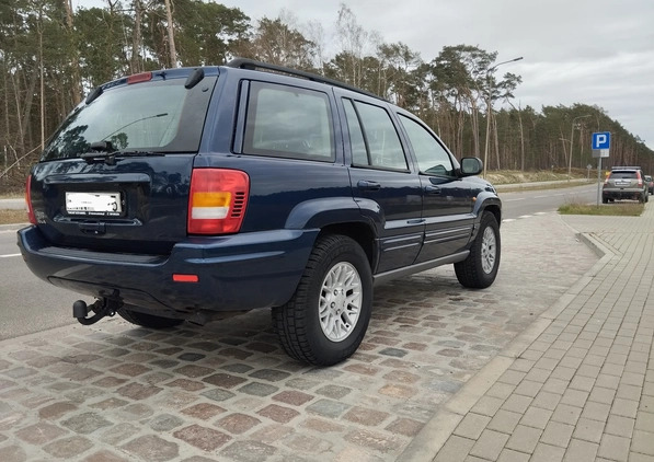 Jeep Grand Cherokee cena 16700 przebieg: 236000, rok produkcji 2001 z Świnoujście małe 596